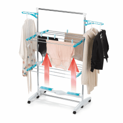 🌬️👗 EASYmaxx Elektro-Wäscheständer 900 | Elektrischer Wäscheständer mit Rollen 🧴👚