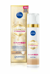 NIVEA Luminous 630 Anti-Pigmentflecken CC Fluid LSF 30 für mittlere Hauttöne