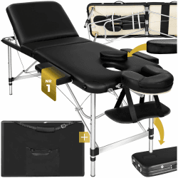 🌟 Tectake® Massageliege 3 Zonen - Ultimativer Komfort & Mobilität 🌟