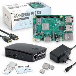 🌟 Super Angebot! Raspberry Pi 3 B+ Starter-Set | Netzteil | Gehäuse | 64GB Edition | 4K HDMI Kabel