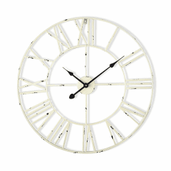 Große Metall Wanduhr mit Quarz Uhrwerk - 60 cm Durchmesser ⏰🕰️