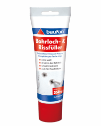 🏗️  Spezialangebot: Baufan 4016215101421 Bohrloch- und Rissfüller Spachtelmasse, weiß