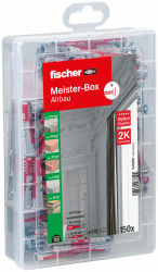 🔩🏠 Fischer Meister-Box Altbau: 150-teiliges Dübel- und Schraubenset