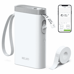 Nelko Etikettendrucker, Bluetooth P21 Selbstklebendes Etikettiergerät 🏷️🖨️