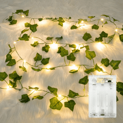 🌟 Romantische LED Lichterkette Efeu Künstlich 🌿