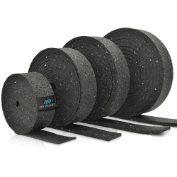 🌿 Terrassenpads Rollen 50 mm / 80 mm x 3mm 6mm 8mm 10mm 20mm 🛠️ | Gummigranulat Unterleger