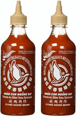 FLYING GOOSE Sriracha scharfe Chilisauce mit extra Knoblauch - 2er Pack
