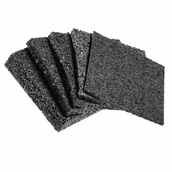 🌳 Terrassen-Pads 90x90x8mm - 50 Stück Schwarz | Holzbodenschutz