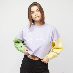 KARL KANI Signature Crop Block Crew [Gr. XXS - XL]
