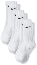 🔥 Deal des Tages! Nike Unisex Everyday Cushioned Crew Trainingssocken (3 Paar) (3er Pack) 🧦