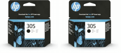 🖨️ HP 305 (3YM61AE) Original Druckerpatrone Schwarz DeskJet 27xx, 41xx, Envy 60xx, 64xx (Packung mit 2) 🖨️