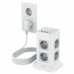 🔌 TESSAN 8 Fach Mehrfachsteckdose mit USB C und 3 USB A - Deal des Tages! 🔌