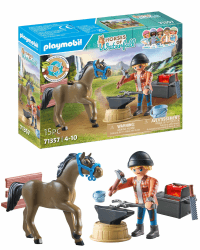PLAYMOBIL Horses of Waterfall 71357 Hufschmied Ben & Achilles 🐴🔨
