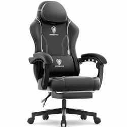 Dowinx Gaming Stuhl, Bürostuhl Gamer Stuhl mit Massage und Fußstütze ⭐️