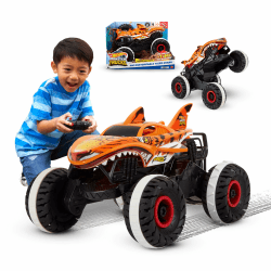 🔥 Hot Wheels Monster Trucks Ferngesteuertes Auto Tiger Shark 🐯🦈