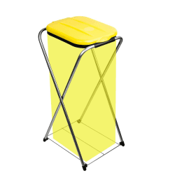 Angebot: BigDean Müllsackständer EasyFix GELB 120L 💛