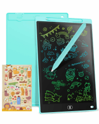 LCD Schreibtafel 10 Zoll, Buntes LCD Schreibtablett, Geschenk für Kinder 🎨📝