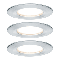 Sonderangebot: Paulmann 939.01 Einbauleuchte LED Coin Slim IP44 rund 6,8W Alu 3er-Set dimmbar 🌟