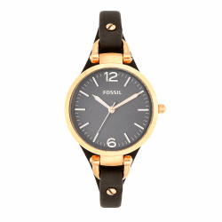 🕒 FOSSIL Damenuhr Georgia 32mm - Quarzwerk & Lederarmband 🛍️