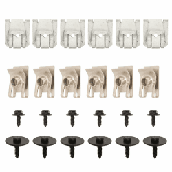 Anlseiod 24 Pcs Unterfahrschutz Motorschutz Befestigungs Clip für C Klasse W211 W203 W204 S204 S203 E Klasse S211 Cls C219 Unterboden Befestigung blechmutter Schraube Mutter Clip Kit 😃
