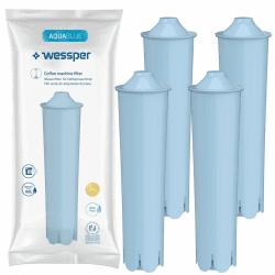 Wessper Filterpatronen für Kaffeevollautomat, Aqua Blue Wasserfilter mit Aktivkohle
