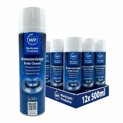 Sonderangebot! 🌟 MW 12x Dosen WP Bremsenreiniger 500 ml original von Werkstatt-Produkte 🚗