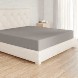 Amazon Basics Spannbettlaken, 180 x 200 x 30 cm, Mikrofaser, Dunkelgrau 🛏️