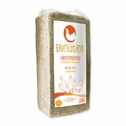 🌿 Eivolution Hanfeinstreu 14 KG für Hühner, Nager & Pferde 🐔🐰🐎