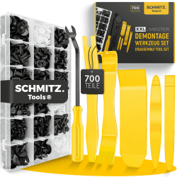 🚗 Befestigungsclips Auto + Auto Demontage Werkzeuge Set von SCHMITZ.Tools [700 Teile] 🧰🔧