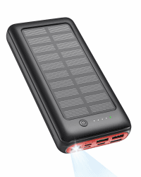 🌞 Solar Powerbank 27000mAh 22,5W PD20W Power Bank 📱 Schnell Aufladende für iPhone 🏕️ Camping Outdoor