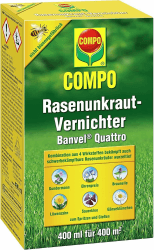 🌱🌿 COMPO Rasenunkraut-Vernichter Banvel Quattro 400 ml (400 m²) - Angebot