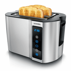 Arendo - Touch Toaster 2 Scheiben Edelstahl 🍞🔥