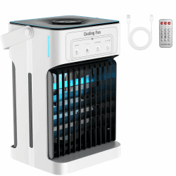 🌬️ Mobile Klimaanlage mit Fernbedienung und 1100ML Mini Luftkühler 🌈