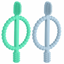 Baby Beißspielzeug Set - BPA-freies Silikon - Ab 3 Monaten 🍼👶