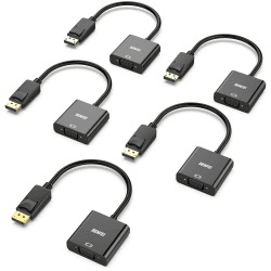 BENFEI DisplayPort auf VGA 5 Stück Adapter 1080P 🖥️