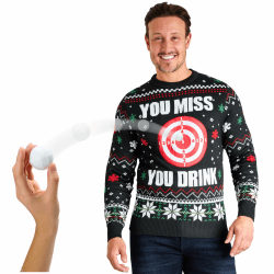 🎯 Lustiger Weihnachtspullover für Herren | Geschenke für Männer, Teenager 🎄