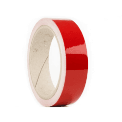 Auto Zierstreifen Rot Folie Folienstreifen Glänzend Autodekor Folie Pinstripes Red (30mm, Rot) 30 mm Rot 🚗🔴