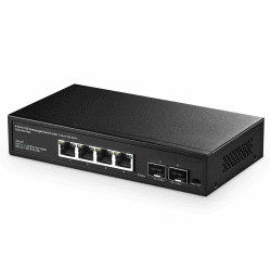 🔥 Binardat 4 Port 2,5G Switch mit 2x10G SFP - Unmanaged Multi-Gigabit Desktop Netzwerk-Switch