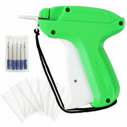 🏷️ Etiketten Pistole Set mit 5 Ersatznadeln und 5000 Heftfäden - Für Kleidung, Socken, Hüte und mehr!