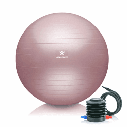 🏋️ BODYMATE Gymnastikball Sitzball Trainingsball mit GRATIS E-Book und Pumpe 🧘