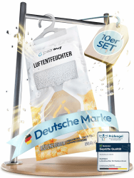🌿👚 PEARWAY Luftentfeuchter Beutel XL 10x250g - Feuchtigkeitsabsorber - Moisture Absorber 🌧️