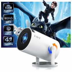 🌟2025 Upgraded & Android 11.0🌟 Mini-Projektor Native 720P HD