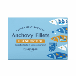 🌞 Super Angebot! MSC Sardellenfillets in Sonnenblumenöl, 6x50g von Amazon