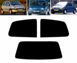 🚗 Passgenaue Tönungsfolie für Twingo 3-Türen 1993-2004 Heck/Seitenscheiben (20% Schwarz) 🌟