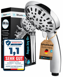 BLUMBACH® Duschkopf wassersparend - Hochdruck Duschkopf Aqua Joy 🚿✨