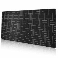 🖱️ DAWNTREES Gaming Mauspad Schwarz XL | Rutschfeste Unterlage für PC | Schreibtisch Protector
