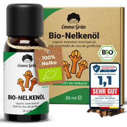 Angebot: Emma Grün® Bio Nelkenöl [100% Naturrein] 🌿🌺