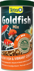 🐟🌿🌾 Tetra Pond Goldfish 3in1 Mix - Fischfutter-Mischung für Goldfische und Kaltwasserfische im Teich 🌾🌿🐟
