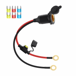 RIIEYOCA 12V/24V Zigarettenanzünder-Buchsen-Verlängerungskabel 🚗🔌