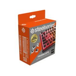 SteelSeries PrismCaps - Double-Shot-Tastenset mit „Pudding“-Optik - Schwarz